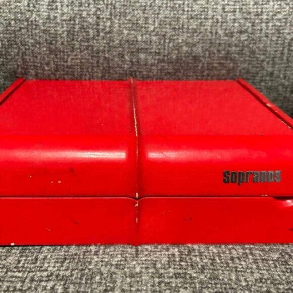 CAO HBO “Sopranos Edition” Tony’s Trunk Red Empty Cigar Box 9 X 6.5 X 2.5 - Picture 1 of 2